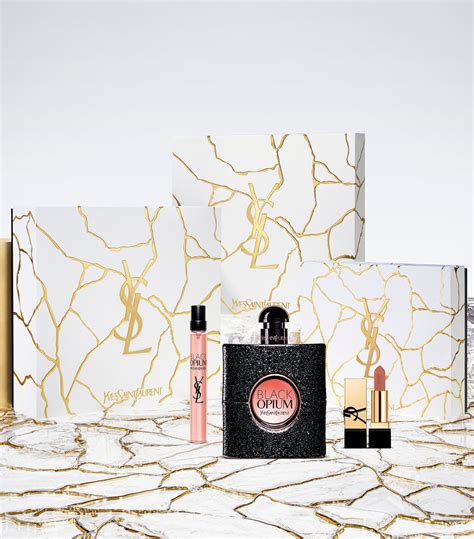 ysl black opium 90ml natural spray gift set|black opium gift set sale.